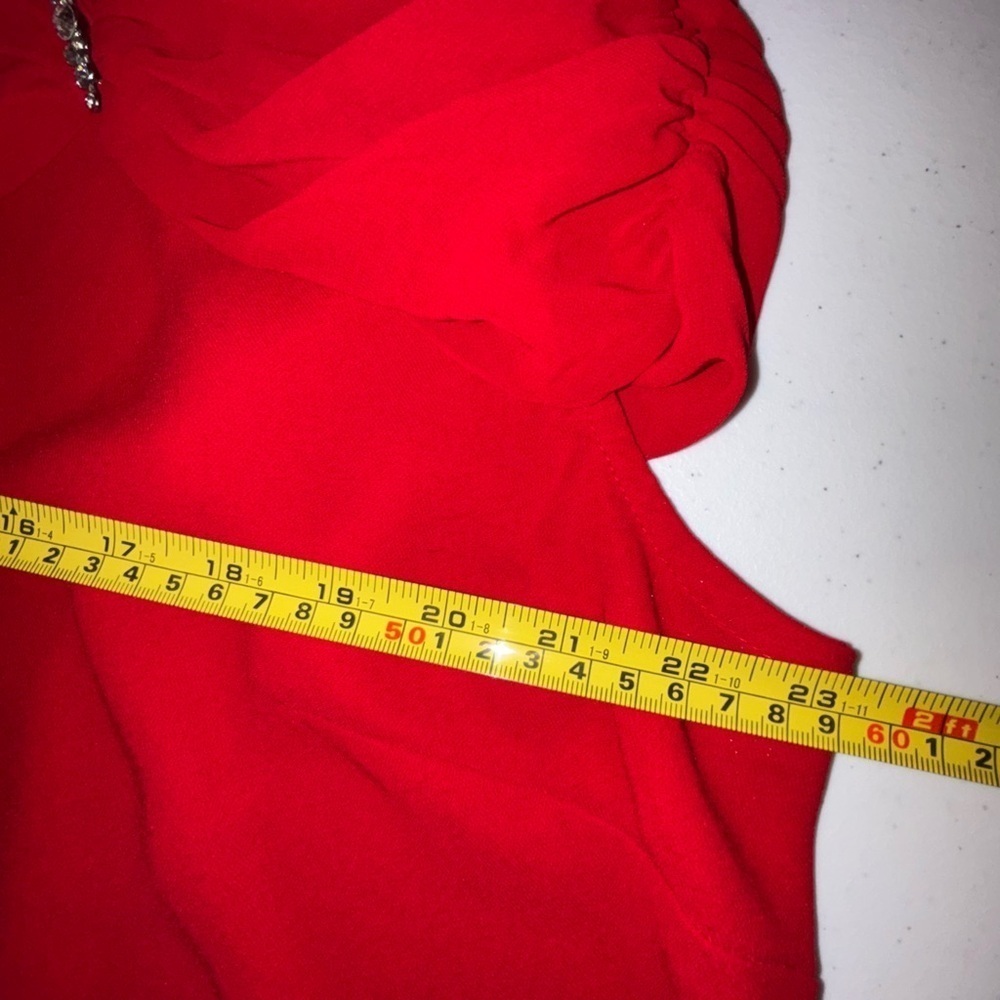 SL Fashions Red Women's Skirt Set - Picture 5 of 16